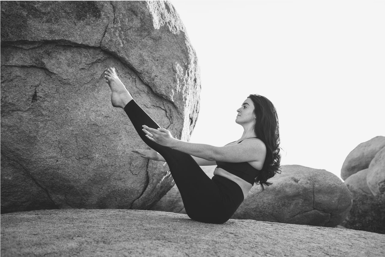 Yoga mat evde